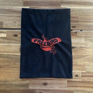 1 Freebird Black Dust Bag Shoe Storage Bag Red Embroidery Boho Western